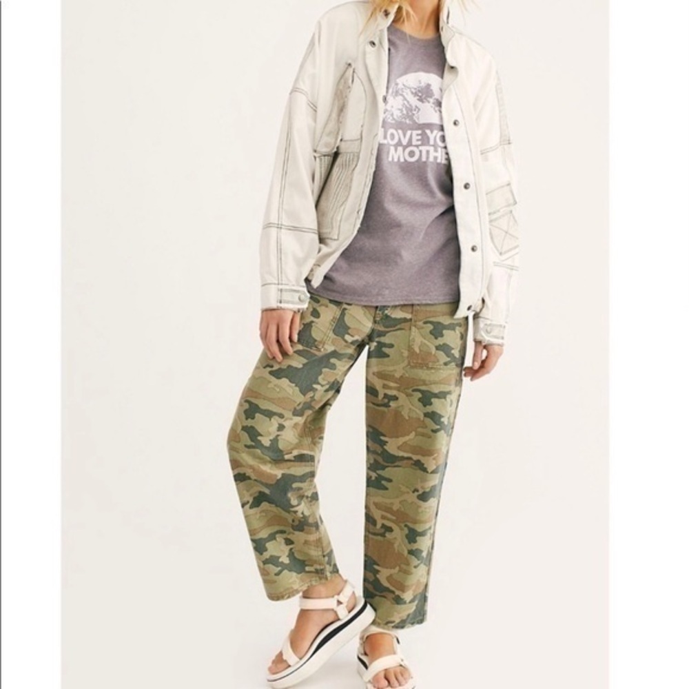 Free People | Remy Pant Camo Printed